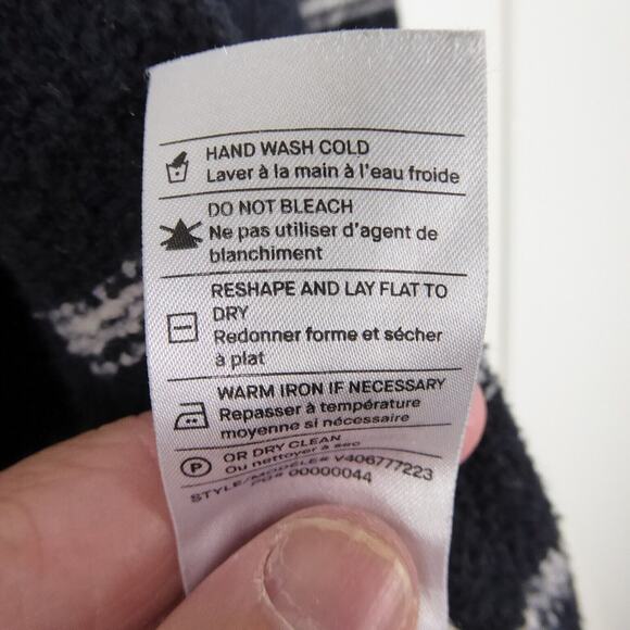 Vince Wool Blend Cardigan Womens SZ L Striped Open Front Cowl Neck Long Sleeved - Picture 6 of 11